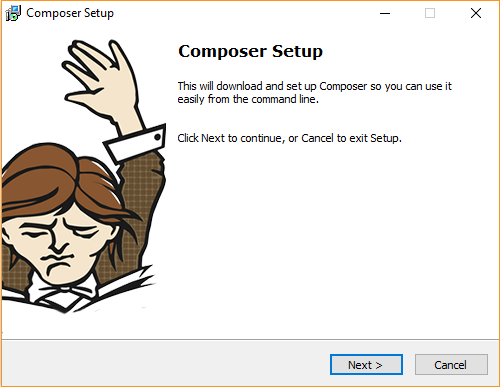 install composer install composer