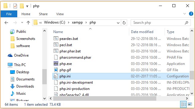 download xampp php 7 for windows 10 64 bit