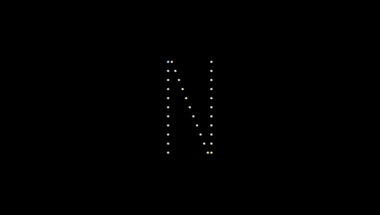 alphabet pattern N